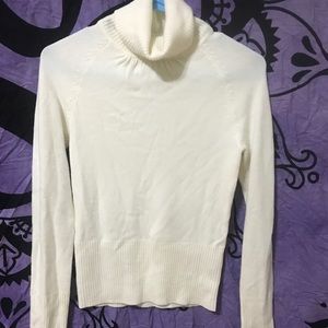 Classy ivory turtle neck